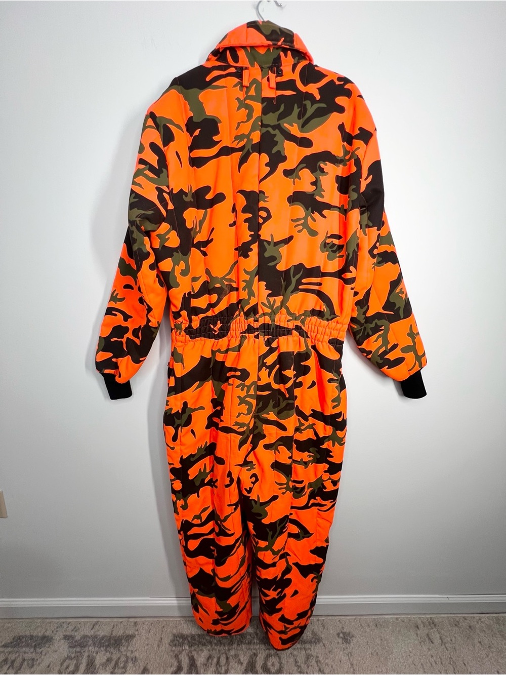 VTG Chiller Killer Saftbak Orange Camo Insulated Hunting Coveralls Workwear XL - Picture 5 of 15